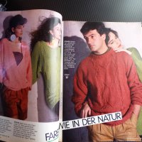 Burda 4/1987 списание кройки модели мода дрехи рокли дамски , снимка 2 - Списания и комикси - 38240074
