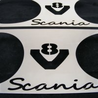 Комплект декорация за халогени на Скания Scania R V8 2004-2016г., снимка 4 - Аксесоари и консумативи - 35646366