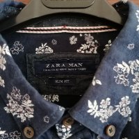 Мъжка риза ZARA MAN, slim fit, размер  XL, снимка 2 - Ризи - 31479062