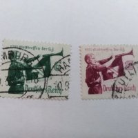 Пощенска марка - 2бр-Германия райх 1935, снимка 1 - Филателия - 40004451