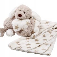 Сладурски сет плюшена играчка и одеялце, снимка 1 - Спално бельо и завивки - 31081132