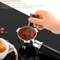 RSNMocha 58 mm, бъркалка за кафе еспресо от неръждаема стомана 6 игли 0,25 mm WDT, черно, снимка 2 - Кафемашини - 44914414