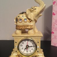 Настолен часовник Слон - Нов, 20 см, снимка 1 - Декорация за дома - 30540931