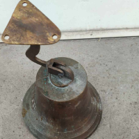 Стара бронзова камбана за врата 1952г, снимка 3 - Антикварни и старинни предмети - 44653843