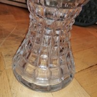 Стъклена ваза 28 см , снимка 5 - Вази - 40058628