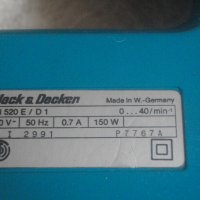 ЗА ЧАСТИ/ЗА РЕМОНТ-Оригинална-BlackDecker DN520E-Made in W.GERMANY-Електрическа Ножица, снимка 13 - Други инструменти - 37092638
