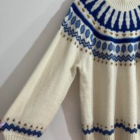 Макси модерен еластичен мек и топъл пуловер - акрил и вълна, снимка 2 - Блузи с дълъг ръкав и пуловери - 39971005