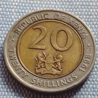 Монета 20 шилинга 1998г. Кения уникат за КОЛЕКЦИОНЕРИ 40848, снимка 2 - Нумизматика и бонистика - 42790090