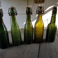 Стари бирени шишета 5 броя, снимка 7 - Антикварни и старинни предмети - 34157814