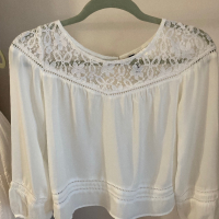 Копринена блуза H&M, снимка 1 - Блузи с дълъг ръкав и пуловери - 44921016
