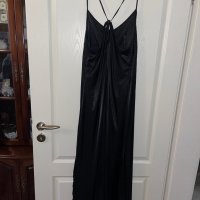 Черна лятна  нова сатенена парти коктейлна рокля Reserved , снимка 5 - Рокли - 37261091