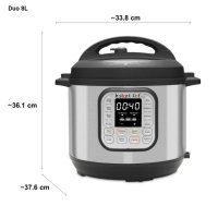 Мултикукър Instant Pot DUO 7 в 1 8 литра Тенджера под налягане , снимка 6 - Мултикукъри - 42726855