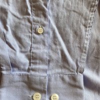 Мъжка риза Fruit of the Loom, тип Oxford, голям, размер, дълъг и къс ръкав, светлосин цвят, маркова , снимка 6 - Ризи - 38568384