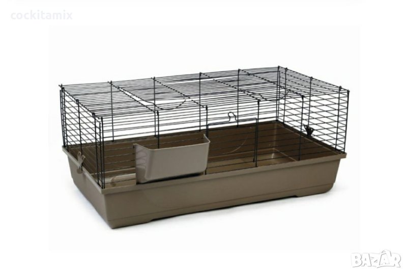 Италианска клетка на MPS за гризачи БАЛДО 100 дъно цвят мокка - 100 / 53 / 46 височина - 1бр, снимка 1