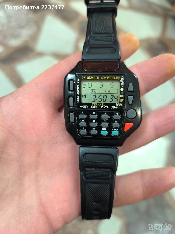 часовник с тв дистанционно , снимка 1