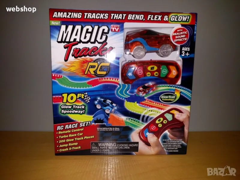 Детска Писта Magic Tracks RC 10ft Racetrack кола с дистанционно управление, снимка 1