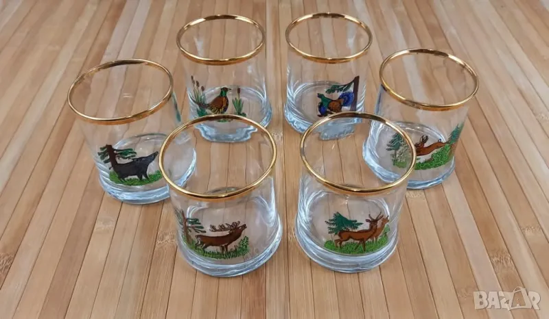 6 чаши за алкохол с дивеч, снимка 1