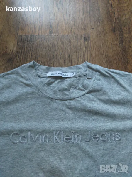 calvin klein jeans - страхотна дамска тениска M, снимка 1