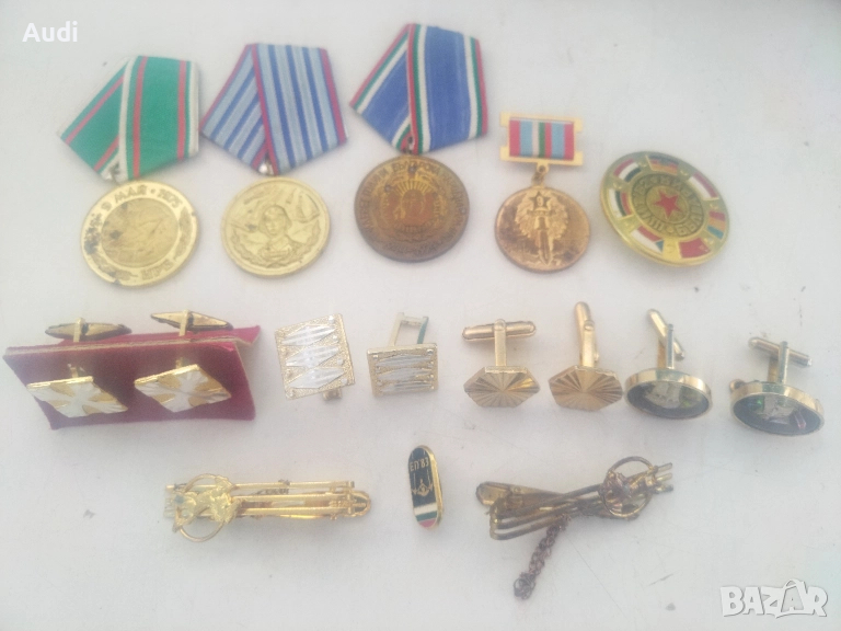 Медали, Ръкавели за риза, игла за вратовръзка , снимка 1