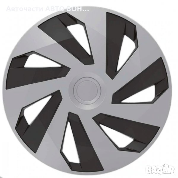ТАСОВЕ ЗА ДЖАНТИ 15" VERSACO VECTOR BC Silver/Black, снимка 1