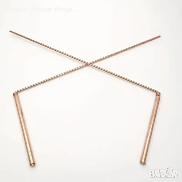 Радиестезични професионални багети от чиста мед,за откриване на вода,съкровища,кухини и др., снимка 1