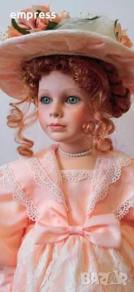 Порцеланова кукла Alberon - Nannet  с оригинална кутия и документи , снимка 1