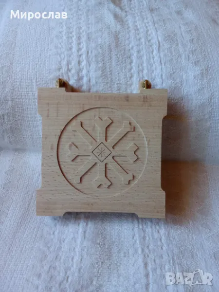 Кутийка за бижута от бук., снимка 1