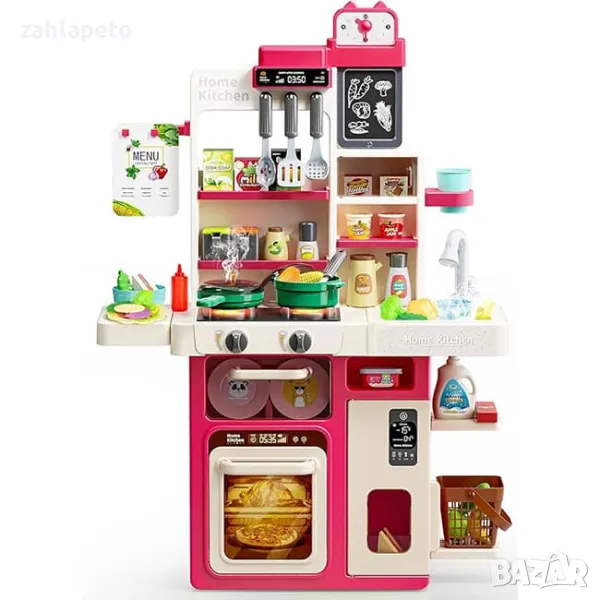 Кухня с истинска пара, хладилник и течаща вода, снимка 1