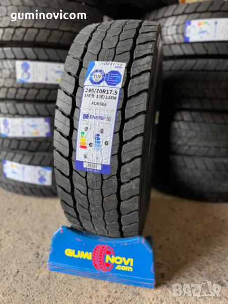 🚚 Диференциални гуми 245/70R17.5 FORTUNE FAR603 143/141J PR18 🚚, снимка 1
