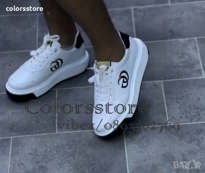 Мъжки бели кецове  G**i код Br170, снимка 1