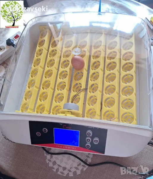 Инкубатор за яйца – 42 яйца с LED дисплей и автоматичен контрол, снимка 1