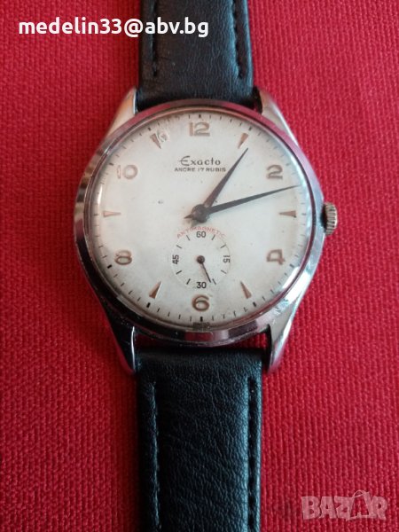 EXACTO by RADO Watch Co, 1950 г. Vintage Swiss Jumbo, Ancre 17 rubis ...