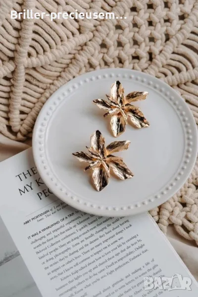 Обеци цветенца , снимка 1