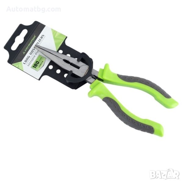 Клещи Automat, С прави челюсти, 180мм, Зелен, снимка 1