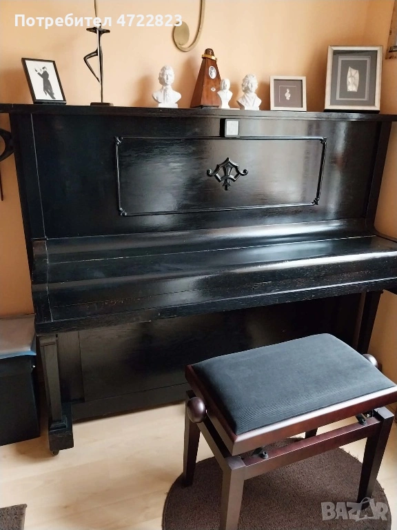 Пиано Zimmermann Leipzig 1913 г., снимка 1