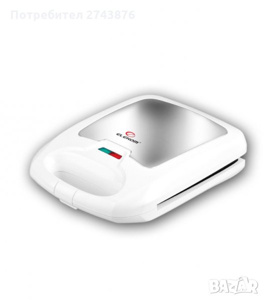  САНДВИЧ ТОСТЕР EK-3100GW - ТОСТЕР ЗА САНДВИЧИ ЕЛЕКОМ - ДВОЙНА ПЛОЧА, снимка 1