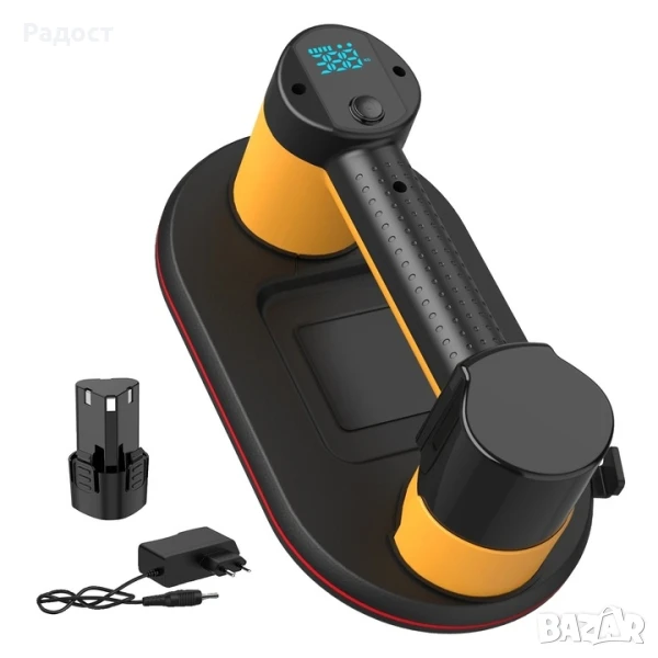 Електрическа вендуза, 300 кг,  с 2 батерий, снимка 1