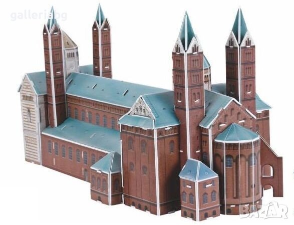 3D пъзел: Speyer Cathedral - Шпайерската катедрала - 3Д пъзели, снимка 1