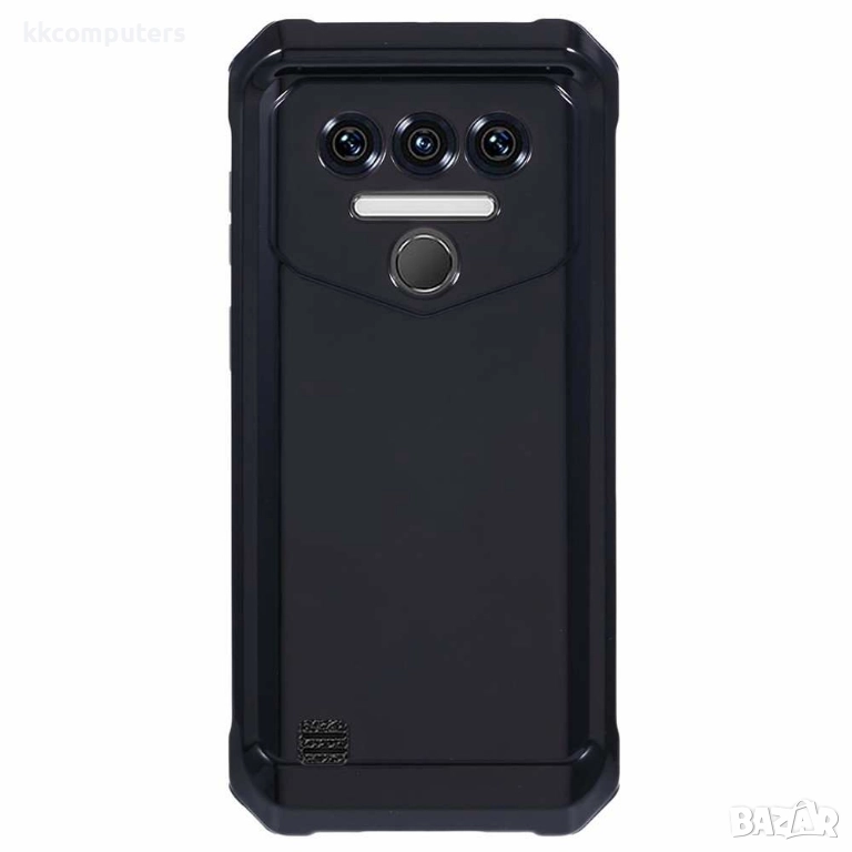 Калъф с протектор за Oukitel WP38 – мек TPU удароустойчив калъф, прозрачен или черен, снимка 1