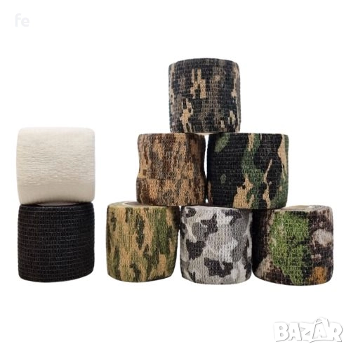 Камуфлажна лента - 5 М. х 5 см. Камуфлажни ленти, снимка 1