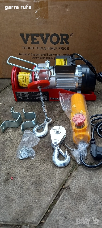 Лебедка електрическа телфер , снимка 1