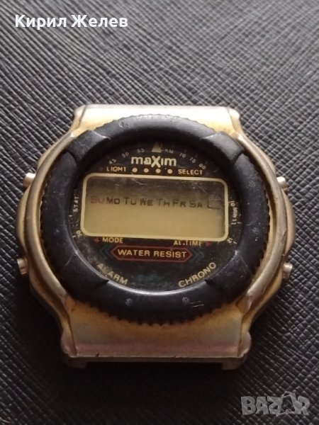 РЕТРО МОДЕЛ MAXIM WATER RESISTANT ИНТЕРЕСЕН РЯДЪК КОЛЕКЦИОНЕРСКИ 33203, снимка 1