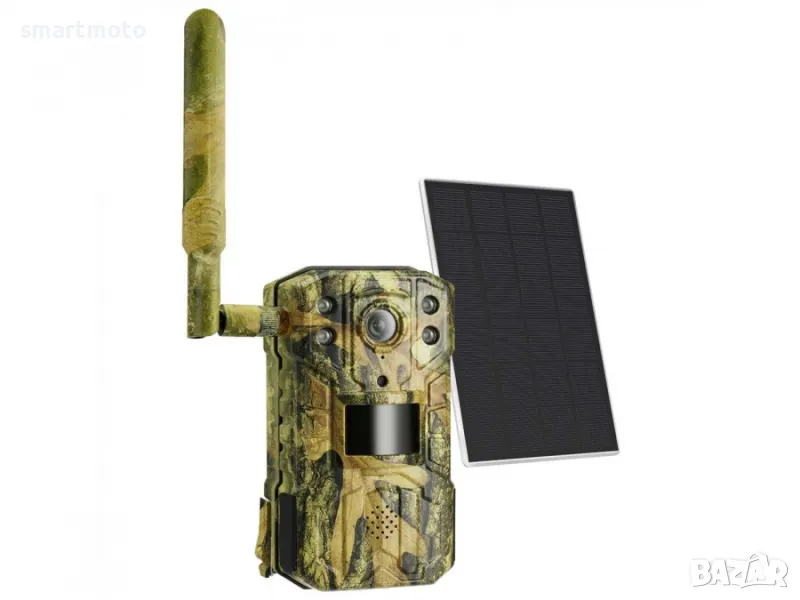 4G LTE соларна инфрачервена камера за нощно виждане за лов на диви животни, снимка 1