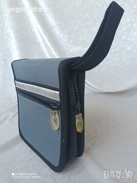 Класьор, фонотека за дискове+ джоб за СД карти , снимка 1