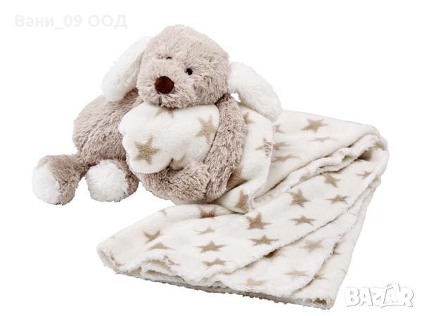 Сладурски сет плюшена играчка и одеялце, снимка 1
