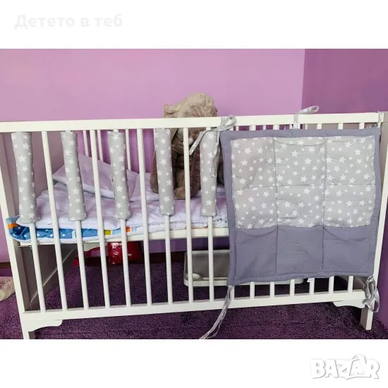 Протектор за решетка на бебешко легло, снимка 1