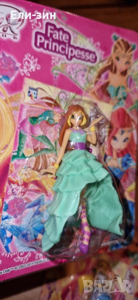 winx club fairy princess Флора фигурка, мини кукличка, нова в опаковката, снимка 1