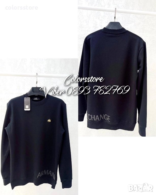 Мъжка Черна блуза Armani Exchange-IM43e, снимка 1