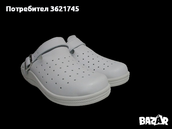 Медицински чехли / Естествена кожа / 3 зони с ортопедично ходило , снимка 1