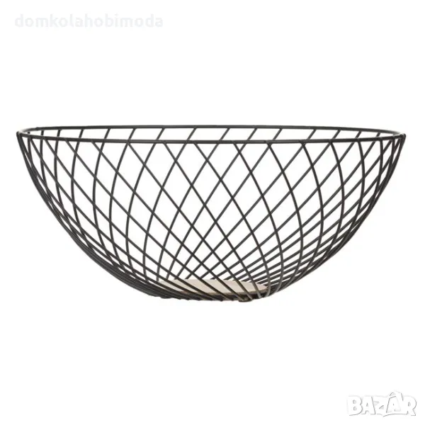 Фруктиера Купа ,Метал и дърво 28х12 см, снимка 1